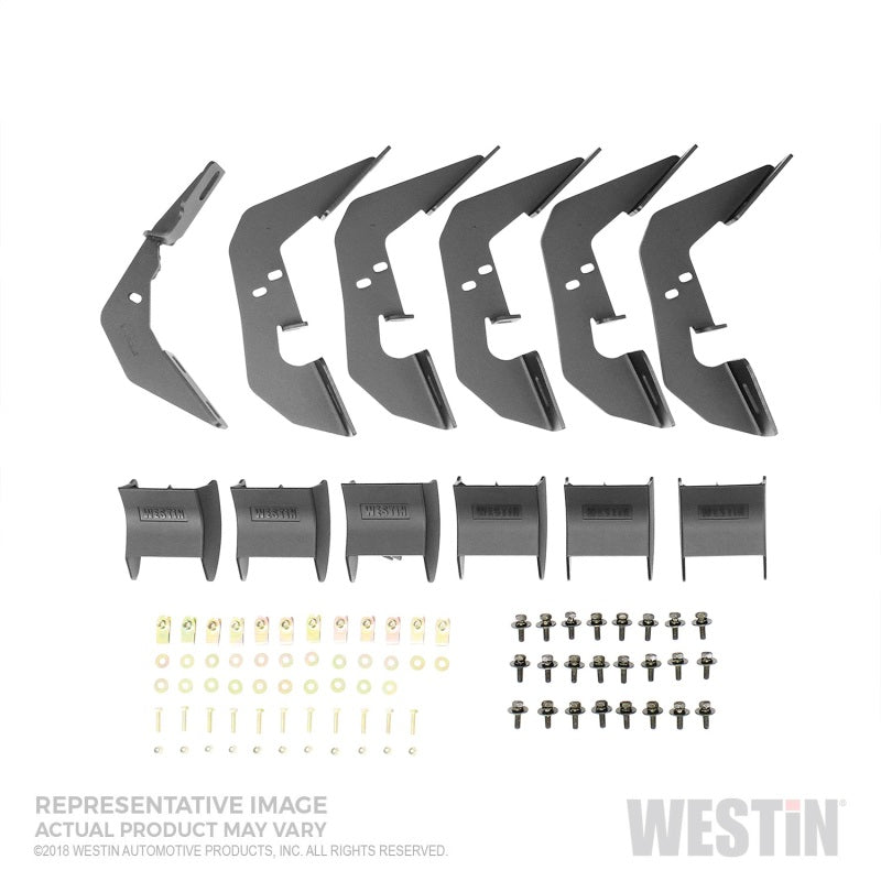 Westin 2015-2018 Ford F-150 SuperCab R7 Nerf Step Bars - Black