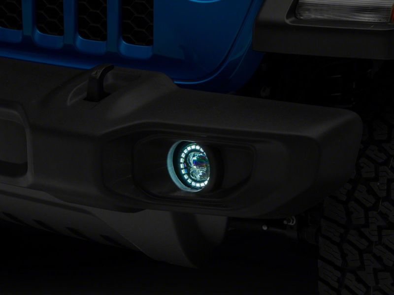 Feux antibrouillard à LED Raxiom 18-23 Jeep Wrangler JL Sport 20-23 Jeep Gladiator JT Sport Axial Nighthawk