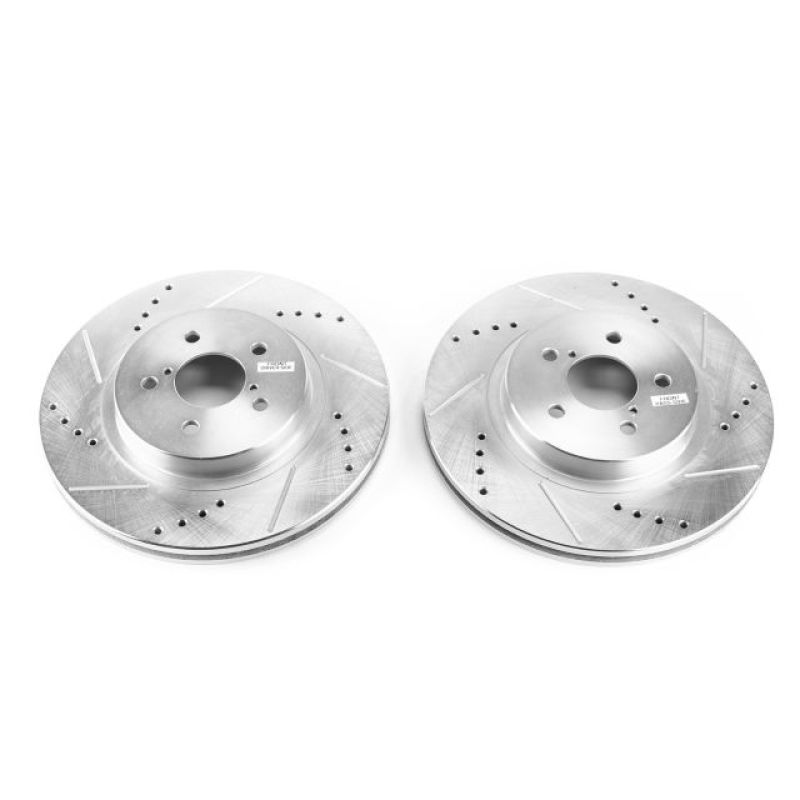 Disques de frein avant Power Stop 2019 Subaru Crosstrek Evolution percés et fendus - Paire