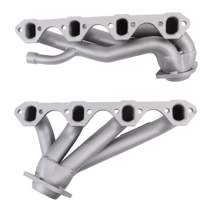 Collecteurs d'échappement de longueur inégale BBK 87-95 Ford F150 Truck 5.8 351 Shorty - 1-5/8 Titanium Ceramic