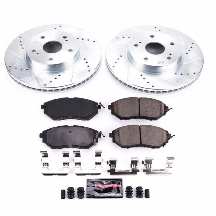 Kit de freins sport Power Stop pour Subaru Legacy 2015 Z23 Evolution avant