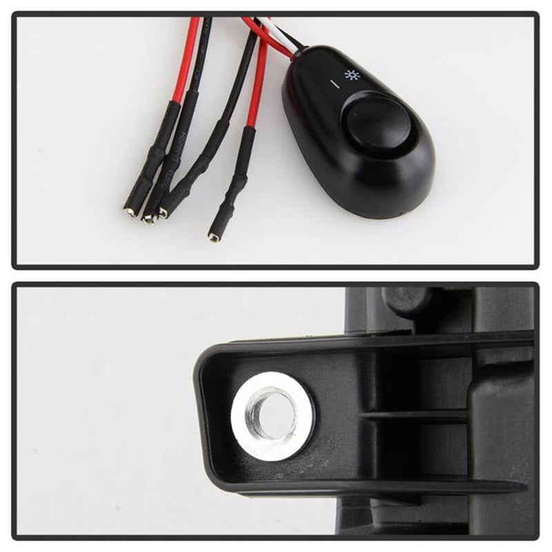 Feu antibrouillard à DEL de style OEM Spyder 16-18 Chevy Silverado 1500 avec interrupteur - Transparent (FL-CSIL16-LED-C)