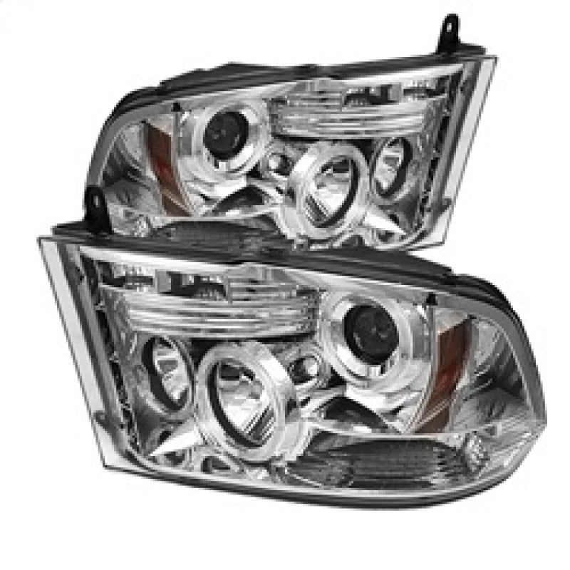 Phares de projecteur Spyder Dodge Ram 1500 09-14 10-14 Halogène-LED Halo LED - Chrm PRO-YD-DR09-HL-C