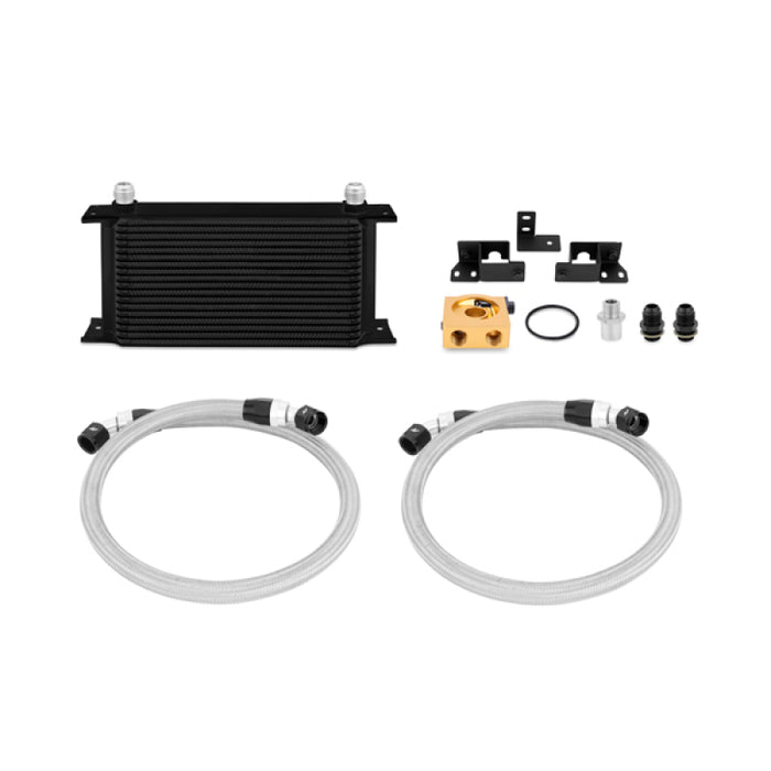 Kit de refroidisseur d'huile Mishimoto 07-11 Jeep Wrangler JK - Argent