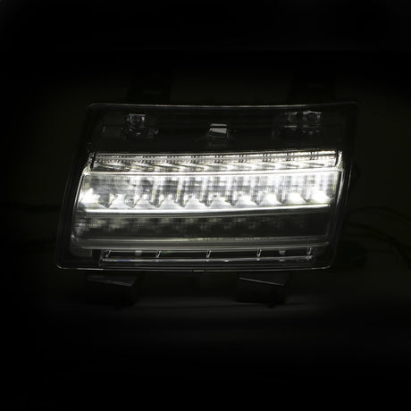 ANZO 18-19 Jeep Wrangler JL LED Chrome Clear avec signal séquentiel