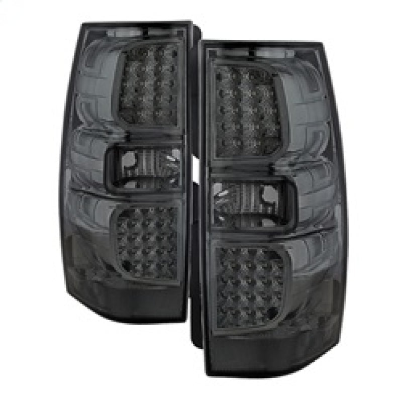 xTune Chevy Suburban/GMC Yukon/Yukon Denali 07-14 LED Tail Lights Smoked ALT-JH-CSUB07-LED-G2-SM