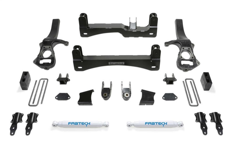 Système de base Fabtech 2019 GM C1500 P/U 6 pouces avec manchons de perforation