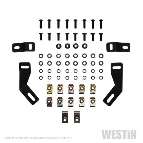 Garde-boue intérieur Westin 07-18 Jeep Wrangler JK - Arrière - Noir texturé