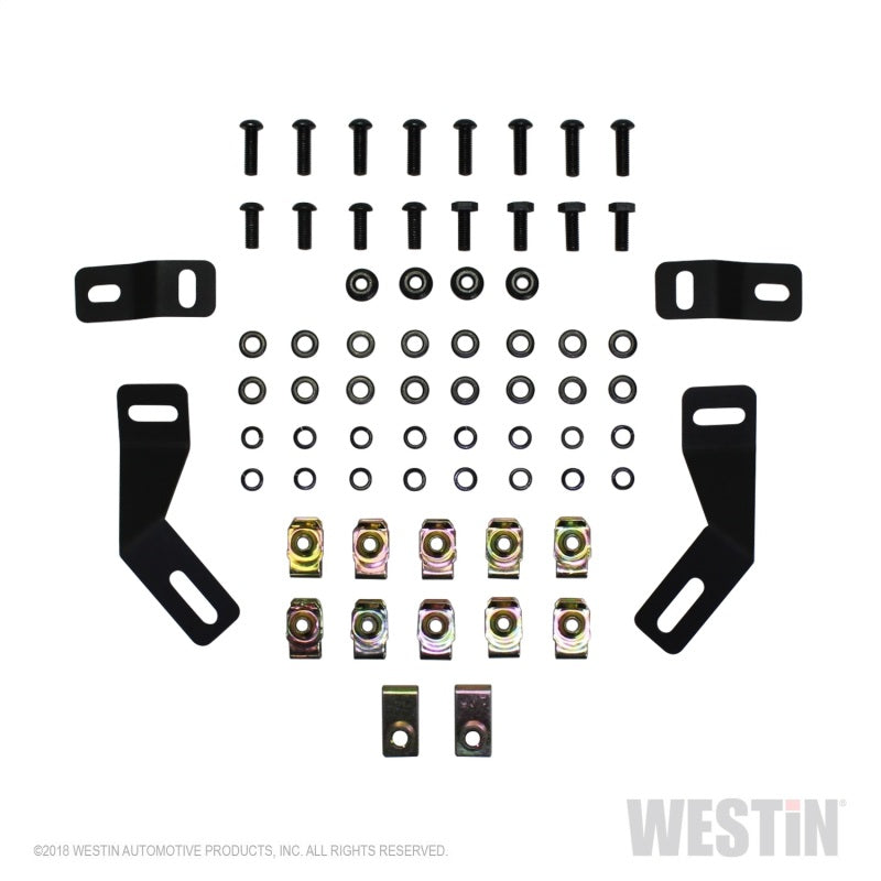 Garde-boue intérieur Westin 07-18 Jeep Wrangler JK - Arrière - Noir texturé