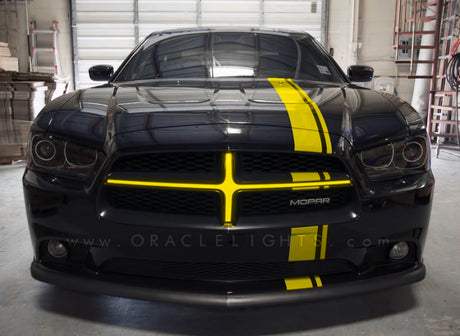 Grille de calandre illuminée Oracle 11-14 Dodge Charger - Jaune
