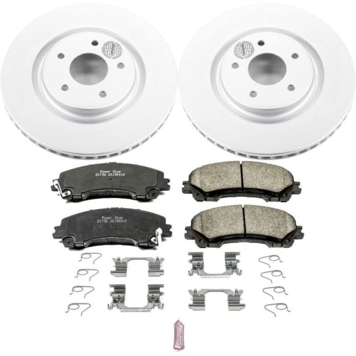 Kit de freins Power Stop 14-19 Nissan Rogue avant Z17 Evolution Geomet avec revêtement