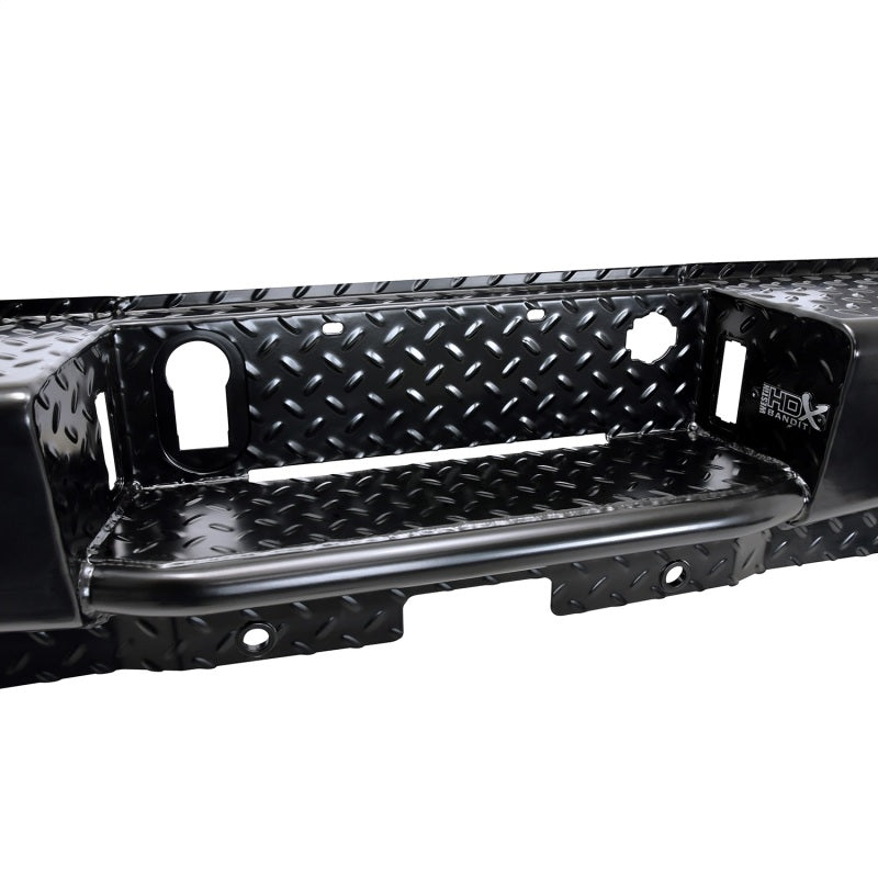 Westin 14-18 Chevrolet Silverado HDX Bandit Rear Bumper - Black