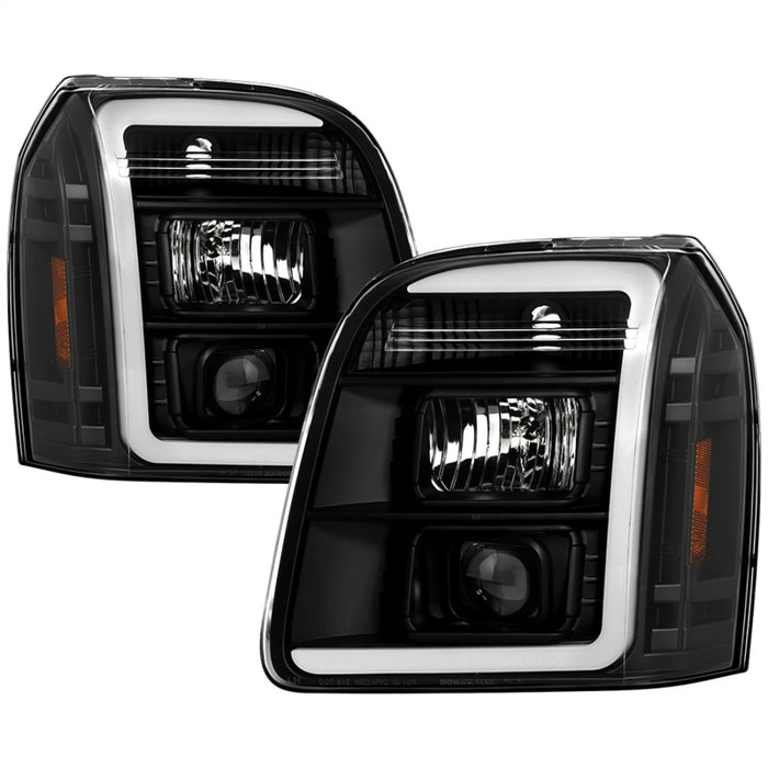 Phares de projecteur Spyder GMC Yukon 07-14/Denali 07-14 /XL 07-14 V2 - Noir PRO-YD-GY07V2SI-BK