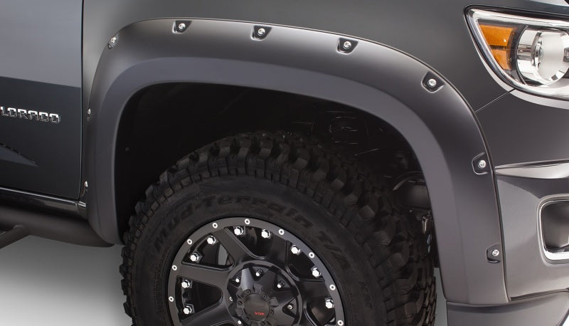 Élargisseurs de poche Bushwacker 15-18 GMC Canyon 2 pièces - Noir