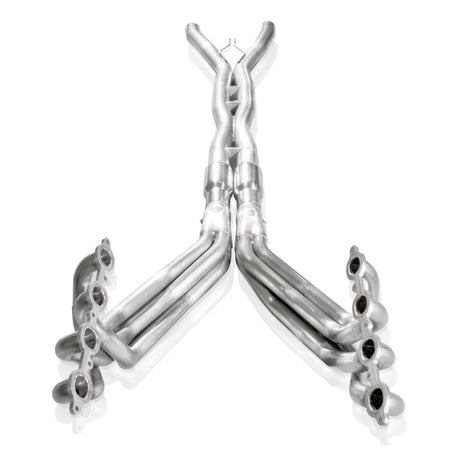 Collecteurs d'échappement Corvette C7 2014+ en acier inoxydable 1-7/8 po primaires Collecteurs 3 po Catalyseurs à haut débit X-pipe