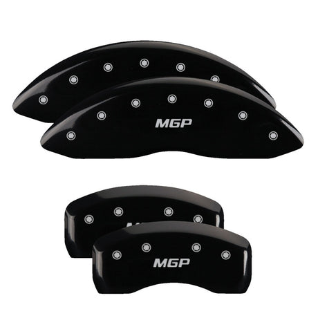 Couvre-étriers MGP 4 gravés avant et arrière, finition noire MGP, caractères argentés, Kia Optima 2018