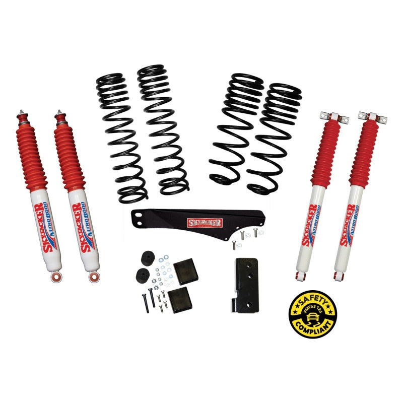 Kit de suspension à double débattement et à long débattement Skyjacker Jeep Wrangler JK 2-2,5 pouces