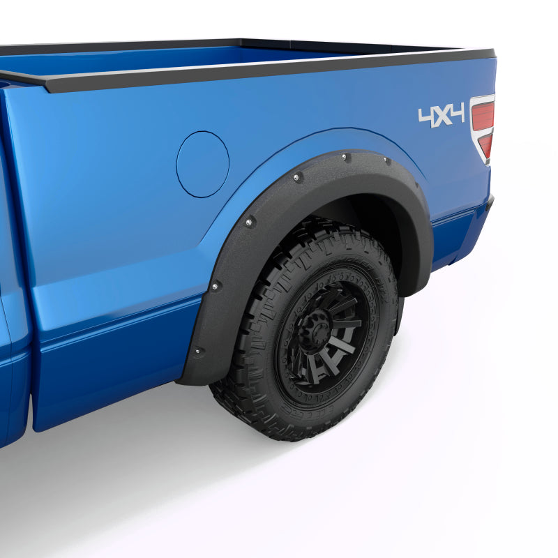 Élargisseurs d'aile de style boulon EGR 09-14 Ford F150 67 po / 78,8 po (ensemble de 4) - Noir texturé