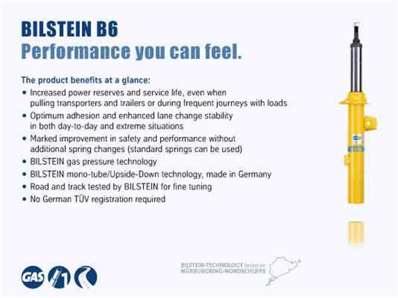 Bilstein B6 14-18 Subaru Forester Rear Monotube Shock Absorber Bilstein