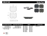 Plaquettes de frein StopTech Performance