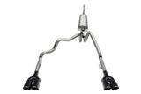 Corsa 19-23 Chevy Silverado 1500 CatBack Double sortie arrière avec deux embouts ProSeries de 4 po Black Powder Ct