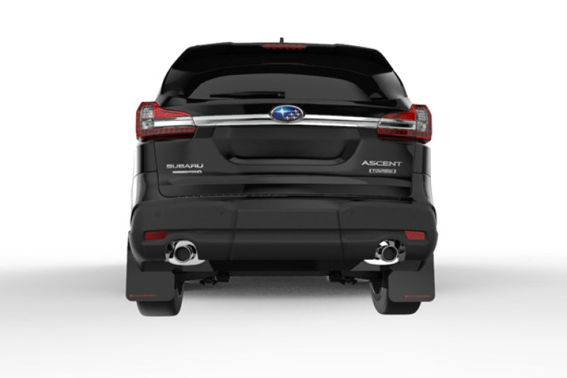 Rally Armor 18-25 Subaru Ascent Red UR Mud Flap w/White Logo