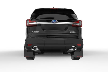 Rally Armor 18-25 Subaru Ascent Black UR Mud Flap w/White Logo