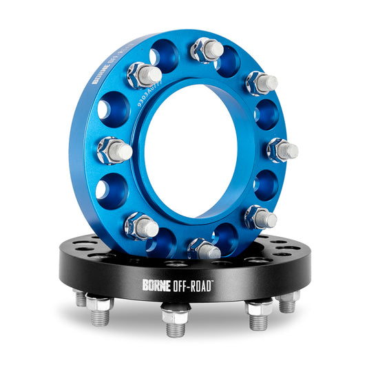 Mishimoto Borne Off-Road Wheel Spacers 8X165.1 121.3 32 M14 Blu