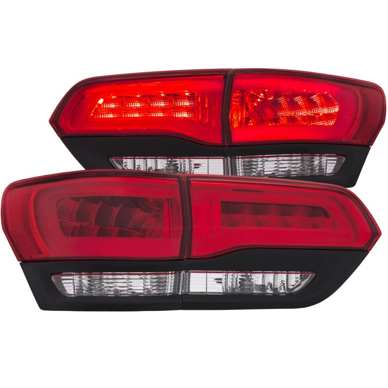 Feux arrière à LED ANZO 2014-2016 Jeep Grand Cherokee Rouge/Clair