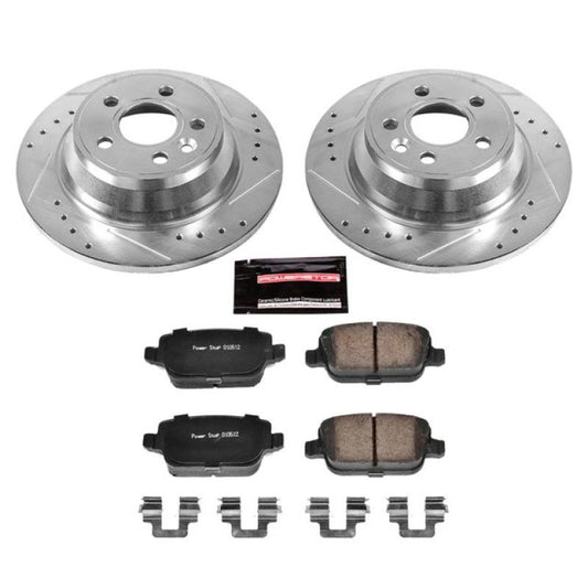 Power Stop 07-11 Volvo S80 Rear Z23 Evolution Sport Brake Kit