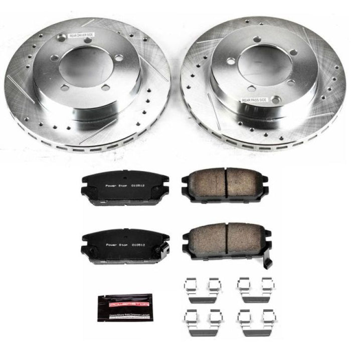 Kit de freins arrière Power Stop 91-93 Dodge Stealth Z23 Evolution Sport