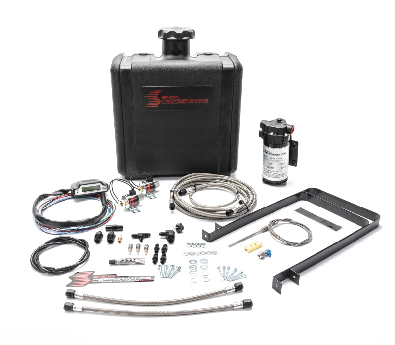 Kit d'injection d'eau de refroidissement Snow Performance 07-17 Dodge 6.7L Stg 3 Boost (ligne tressée SS et 4AN)