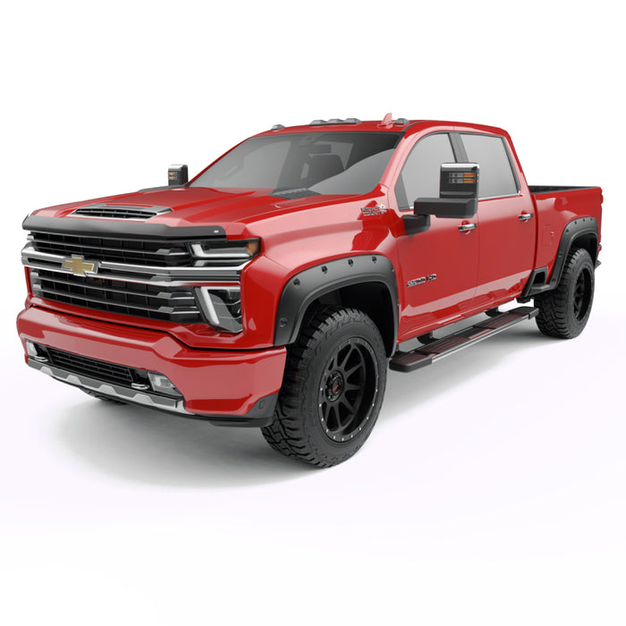 Ensemble d'élargisseurs d'ailes EGR 20-23 Chevrolet Silverado 2500Hd au look traditionnel BoltOn avec kit de boulons occultants