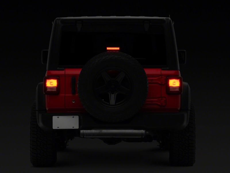 Feu de freinage à LED Hyper Flash pour Jeep Wrangler JL Axial Series Raxiom18-23 - Fumé