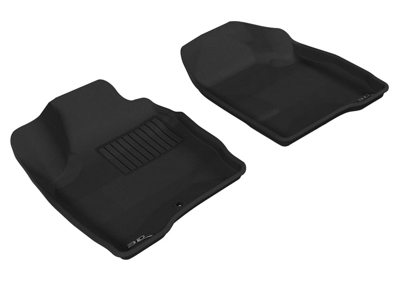 Tapis de sol 3D MAXpider pour Chevrolet Impala/Impala Limited Kagu 2006-2013, 1ère rangée - Gris