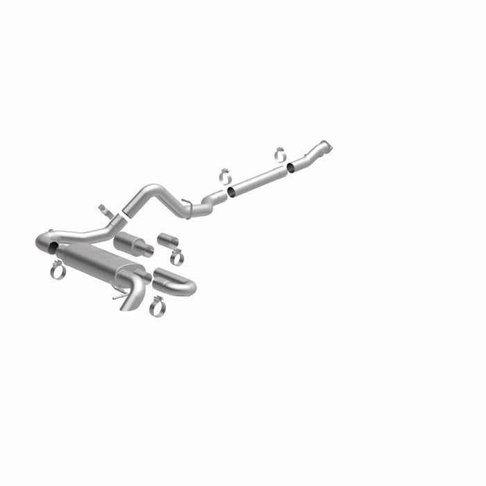 Échappement Cat-Back MagnaFlow 2021 Ford Bronco Overland Series avec sortie simple droite pour conducteur - Sans embout