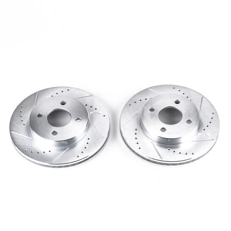 Disques de frein avant percés et fendus Power Stop 05-10 Chevrolet Cobalt Evolution - Paire