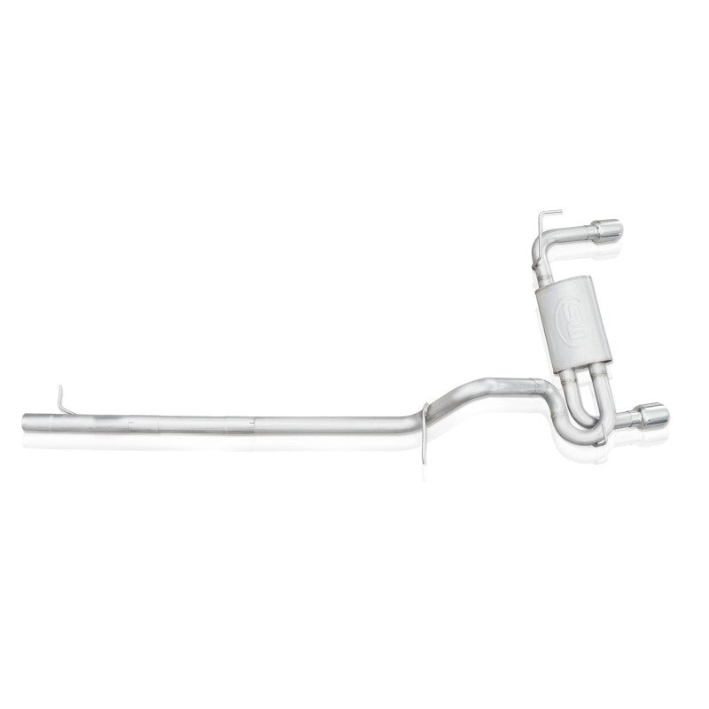 Échappement Catback pour Jeep Wrangler 2012-17 en acier inoxydable