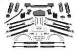Jeep JK 2 portes 3 pouces à chenilles Fabtech 07-18 avec Stealth