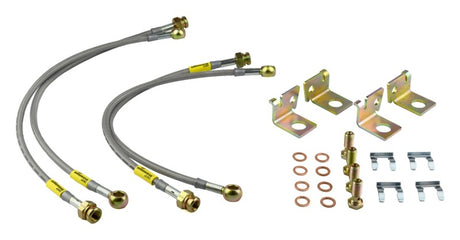 Kit de conduites de frein en acier inoxydable Goodridge 06-13 Chevrolet Corvette Z06/ZR1/Grand Sport