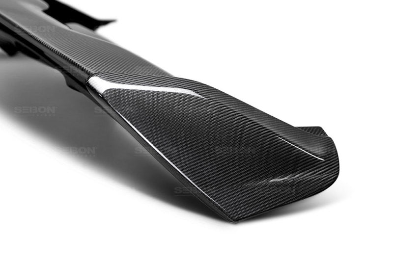 Seibon 2015-2017 Ford Focus ST/RS Hatchback Carbon Fiber Rear Spoiler (3rd Brake Light Not Included)