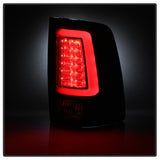 Feux arrière à DEL pour Dodge Ram 1500 Spyder 09-16 - Noir ALT-YD-DRAM09V2-LED-BK