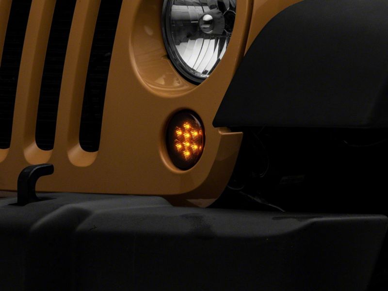 Clignotants à LED Raxiom 07-18 Jeep Wrangler JK Axial Series - Fumés