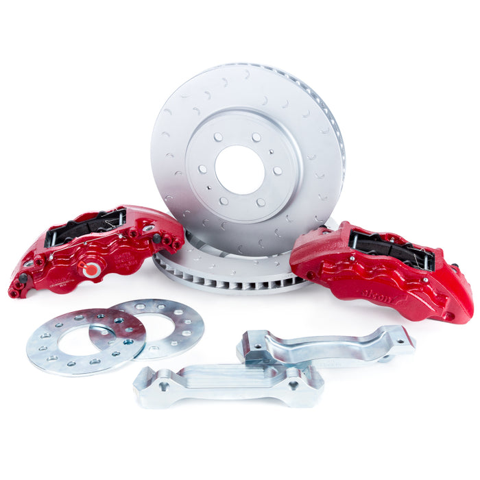 Kit de frein avant rouge à 6 pistons Alcon 09-20 F-150/Raptor Gen1-2 347x36mm Rotors Nécessite alcAC011507NAN