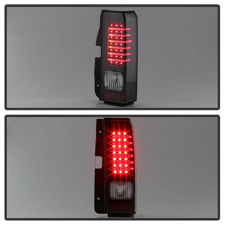 Feux arrière à LED Xtune Hummer H3 06-09 (non H3T) Noir ALT-ON-HH306-LED-BK
