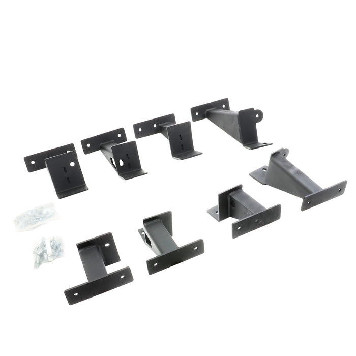 Go Rhino 2020+ Jeep Gladiator JT 4DR Crew Cab Dominator Xtreme Frame Slider Mounting Brackets Only