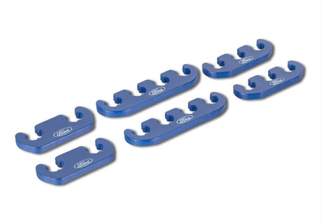 Séparateurs de câbles Ford Racing 4 à 3 à 2 - Bleu avec logo Ford blanc