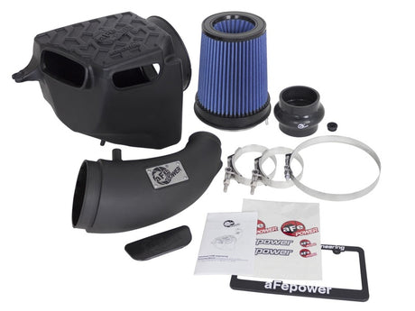 Système d'admission à sec aFe Momentum GT Stage 2 pour Jeep Wrangler (JK) 07-11 V6 3,8 L avec ventilateur mécanique