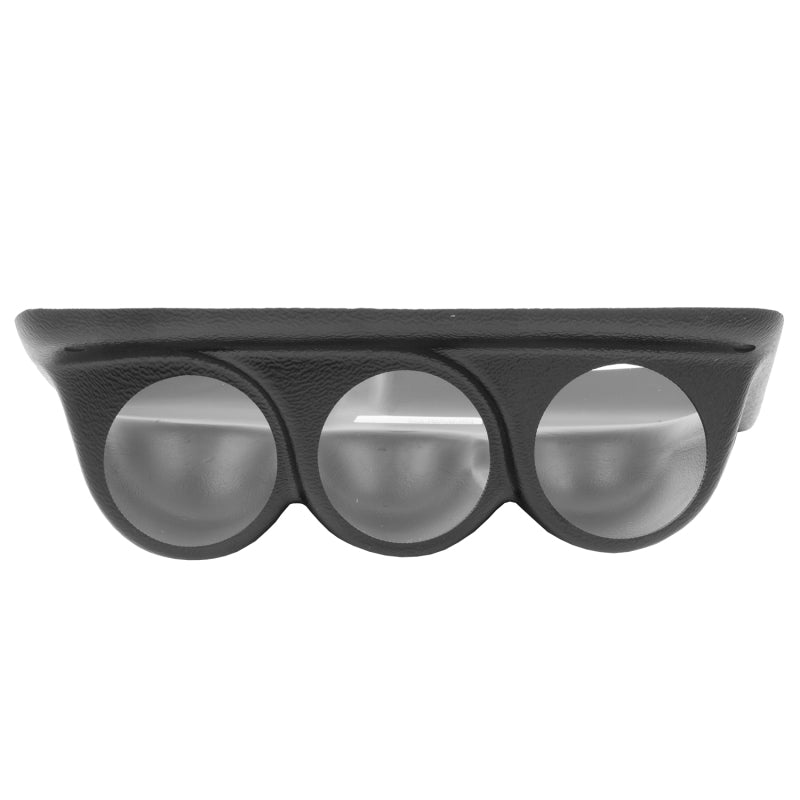 Autometer 99-03 Ford Super Duty 52 mm Noir Triple sous le tableau de bord