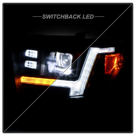 Phares à module LED haute puissance Spyder Apex 14-21 Toyota Tundra – Noir (PRO-YD-TTU14V2AP-SBSEQ-BK)